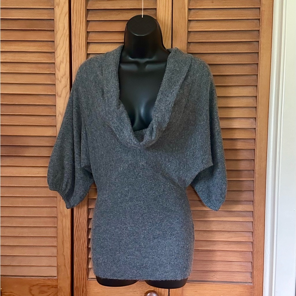 Love Stitch Cowl Neck Sweater